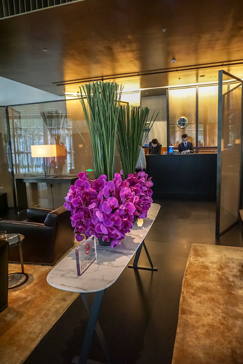 Bulgari Hotel Beijing front desk image