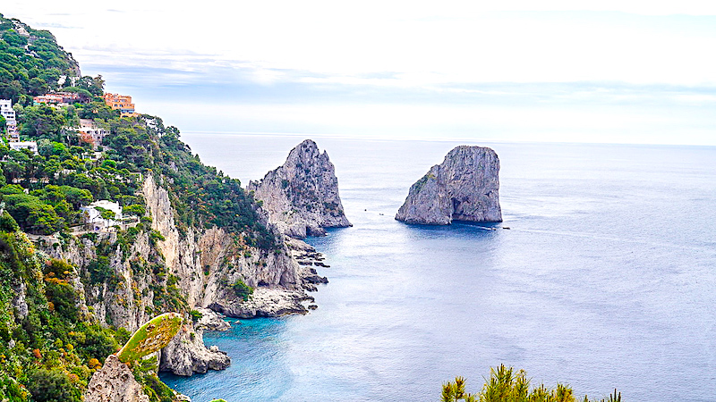Capri Faraglioni sea rocks image
