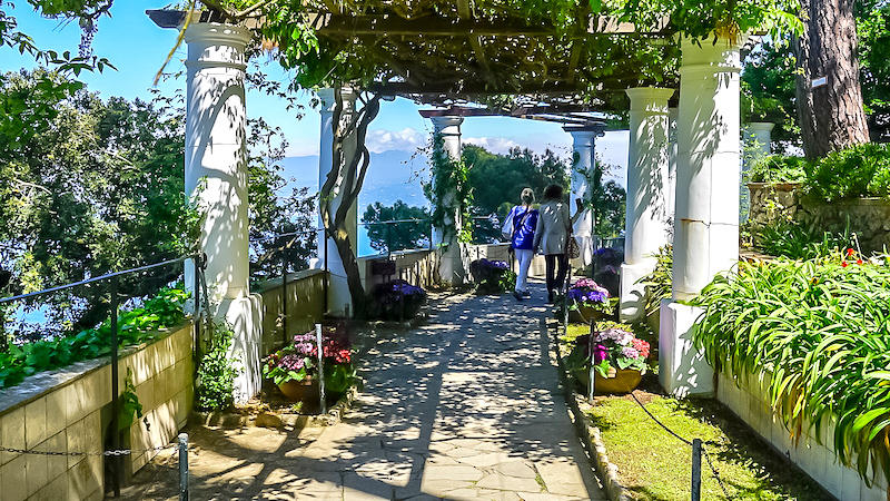 Anacapri Villa San Michele gardens image