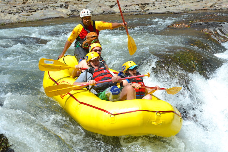 Costa Rica white water rafting image