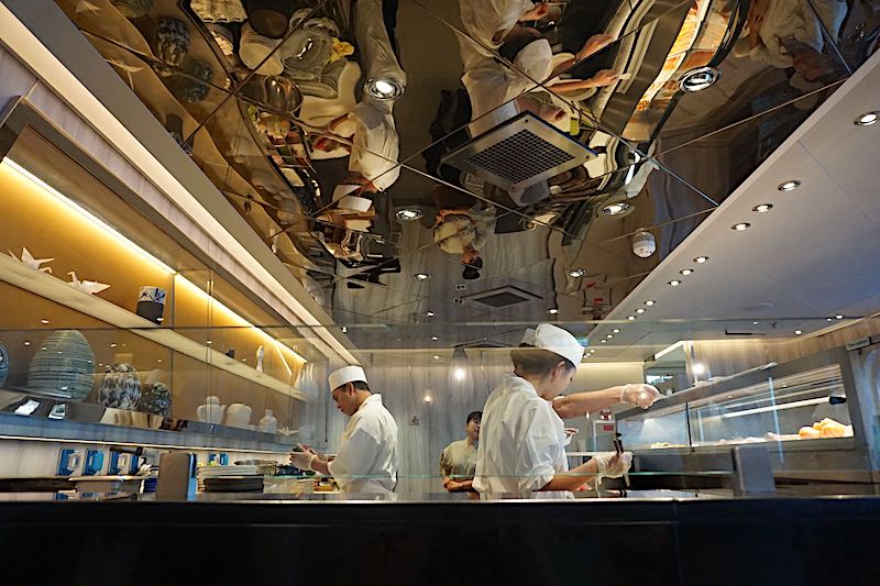 Seabourn Encore Sushi sushi counter image