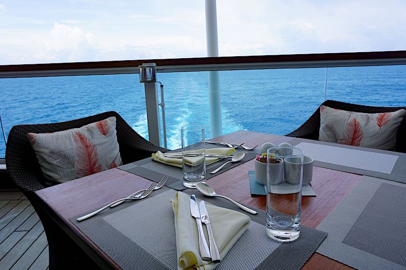 Seabourn Encore The Colonnade table view image