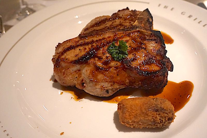 Seabourn Encore The Grill by Thomas Keller veal chop image