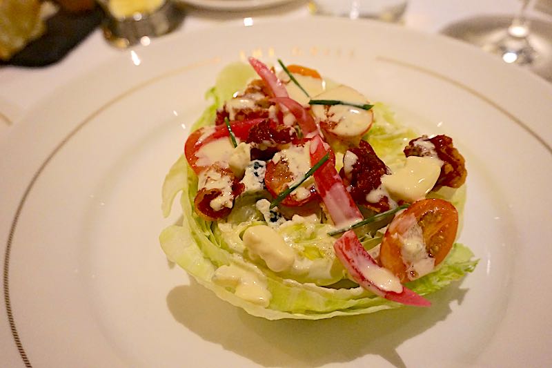 Seabourn Encore The Grill by Thomas Keller iceberg salad image