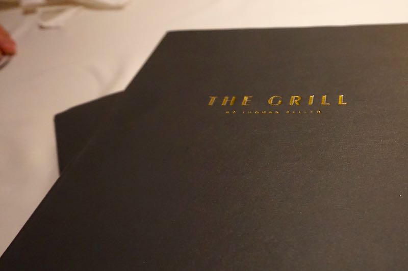 Seabourn Encore The Grill by Thomas Keller menu image