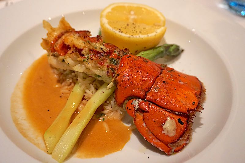 Seabourn Encore The Restaurant broiled maine lobster tail image