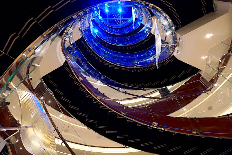 Seabourn Encore staircase image