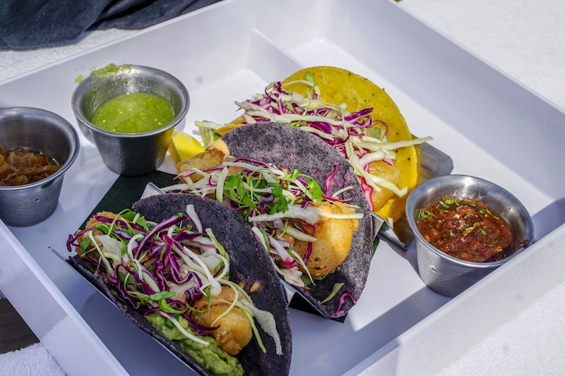 Four Seasons, The Surf Club pool grill fish tacos image