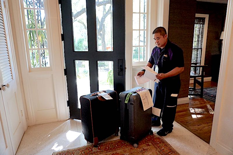 Fed Ex and Luggage Free image