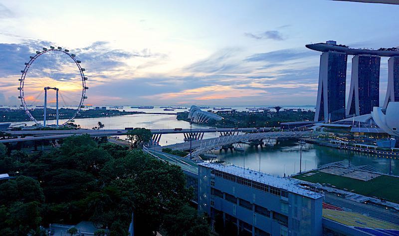 Mandarin Oriental Singapore sunrise view image