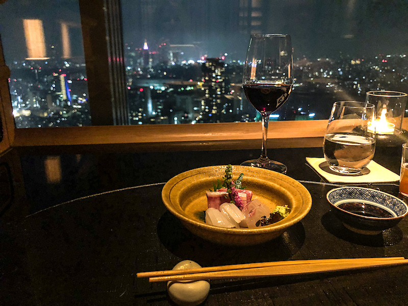 Ritz Carlton Tokyo kaiseki dinner image