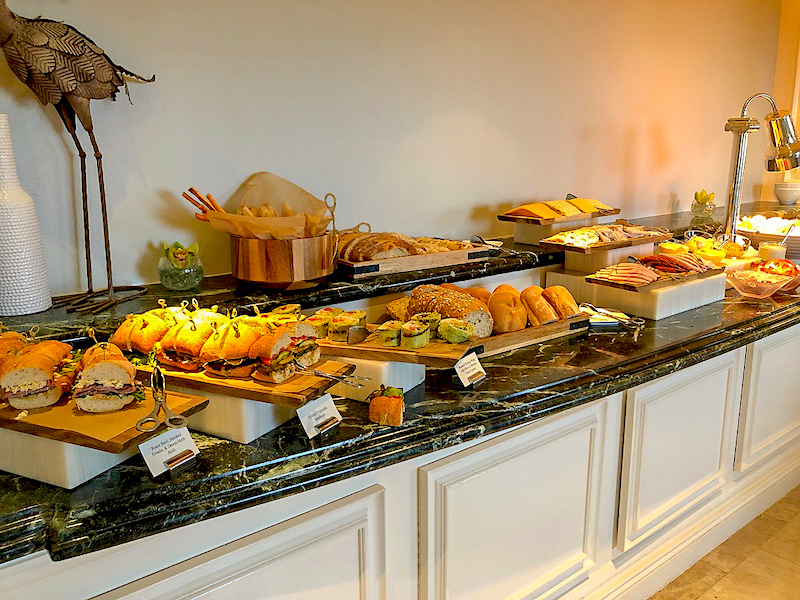 Ritz Carlton Orlando Concierge Club lounge lunch image