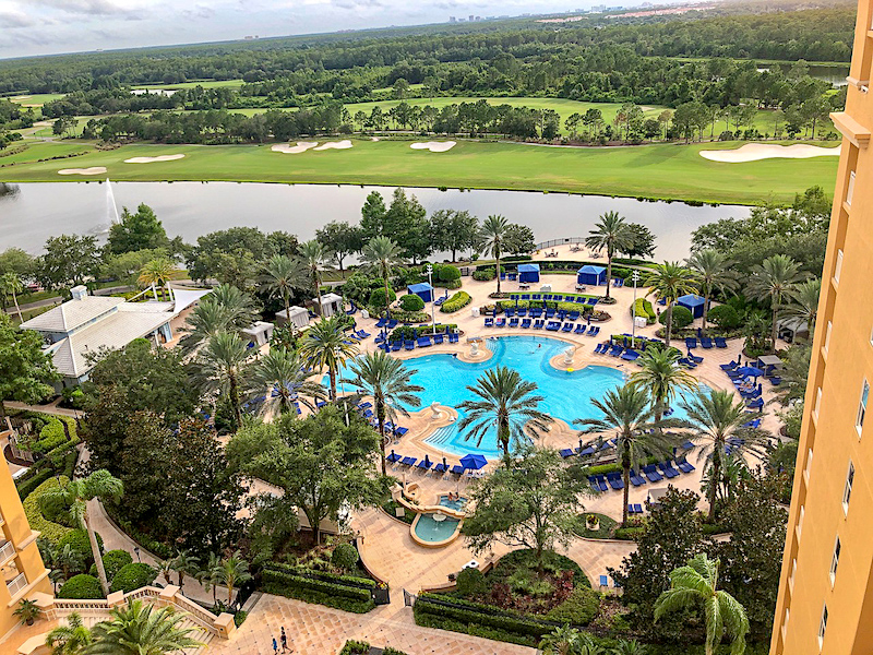 Ritz Carlton Orlando Concierge Club lounge view image