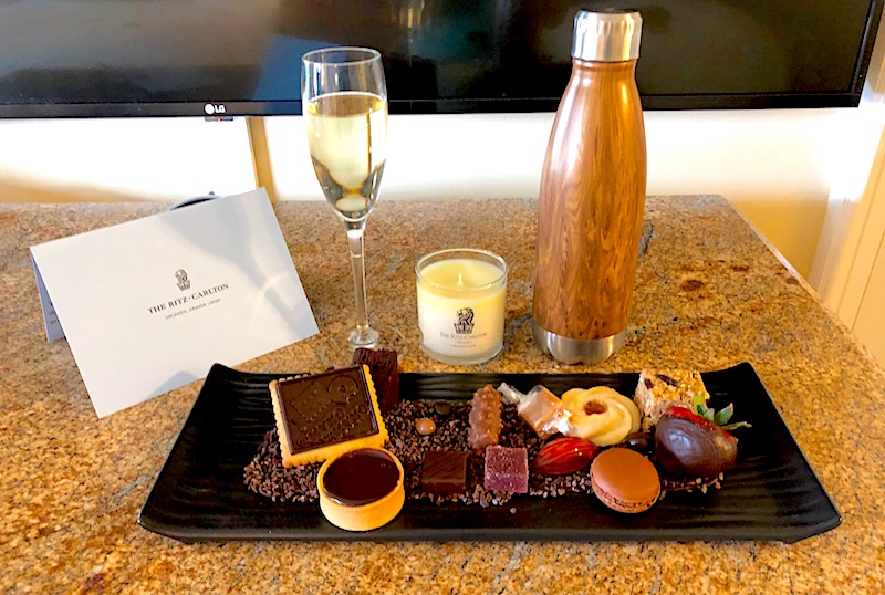 Ritz Carlton Orlando welcome amenity image