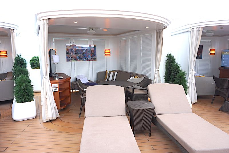 Seabourn Encore The Retreat cabana image