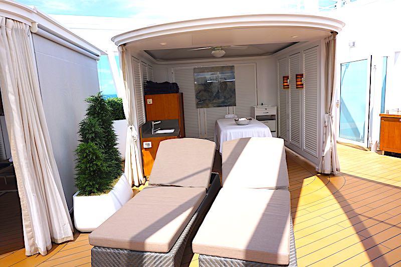 Seabourn Encore The Retreat spa cabana image