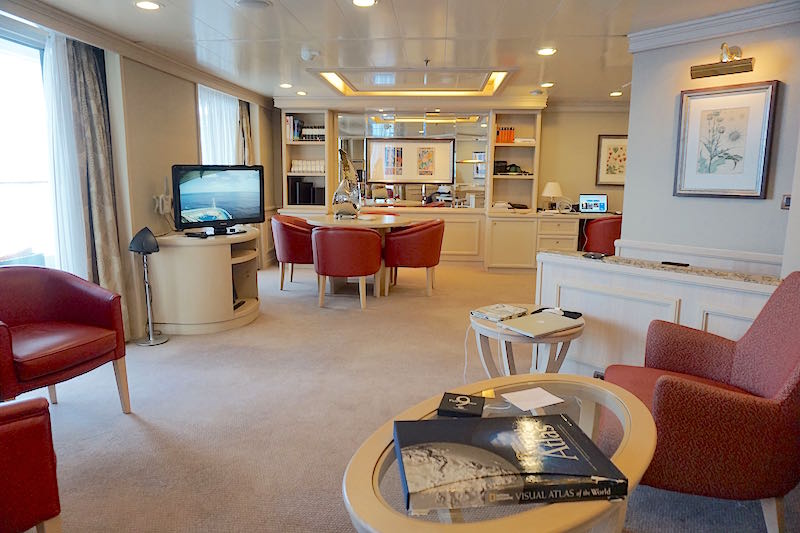 Silversea Royal Suite living area image