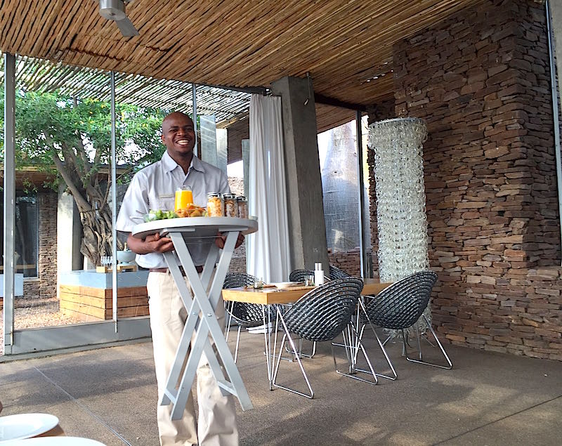 Singita Lebombo waitstaff image