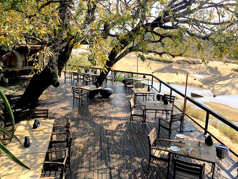 Singita Boulders outdoor dining terrace image