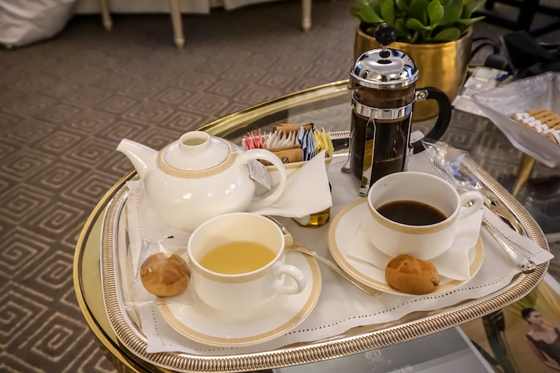 St Regis New York Grand Luxe morning coffee and tea image