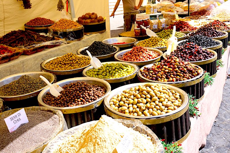 Medieval town of Tarquinia market image