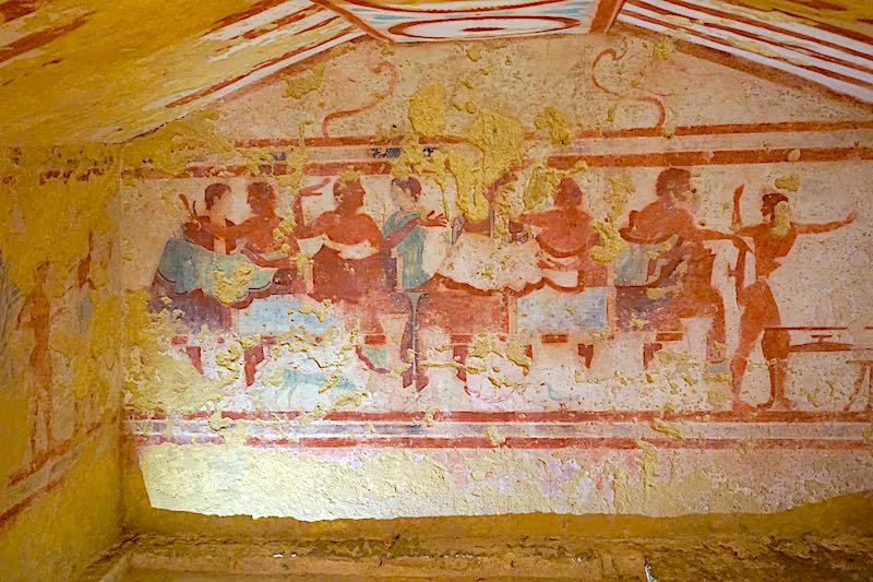 Tarquinia Etruscan tomb image