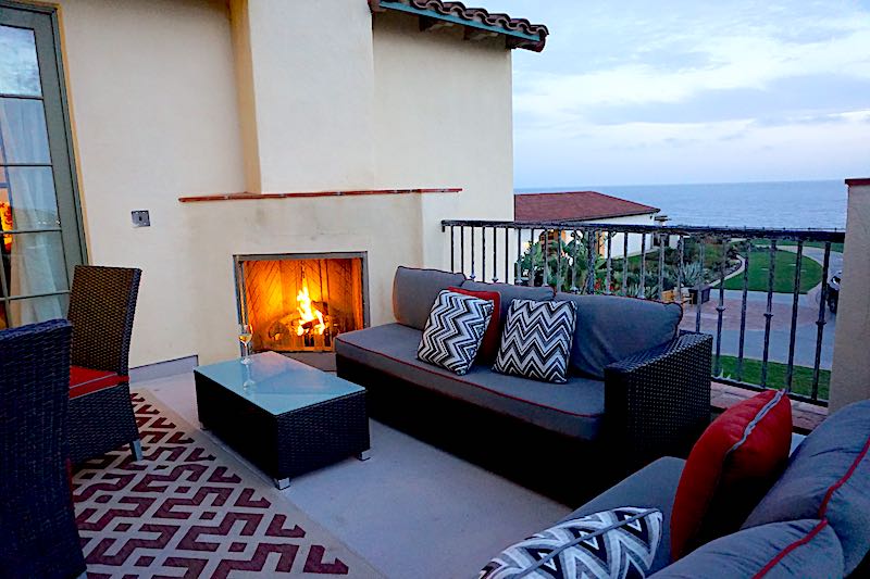 Terranea Bungalow outdoor fireplace image
