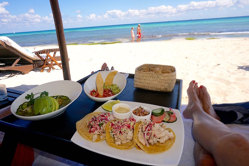 Viceroy Riviera Maya lunch on beach image